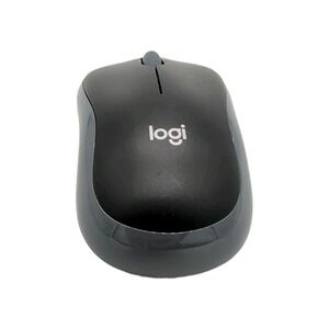 Logitech M185 Wireless Mouse Black‎ & Gray - No Dongle / Receiver - Untested